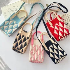 ニットミニショルダーバック