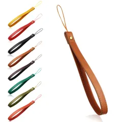 CIBOLA 高級牛革 本革 スマホストラップ 携帯ストラップ 取り外し可能 落下防止 財布 かばん 腕掛け ケータイストラップ ギフト