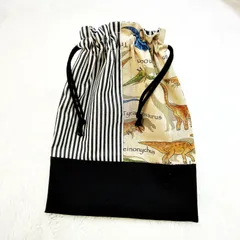 給食袋 巾着 コップ袋 小物入れ 歯ブラシ袋 小学校 男の子 恐竜