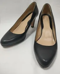 【223567】COLE HAAN コールハーン  パンプス　ヒール　レザー　7B  ・ ブラック