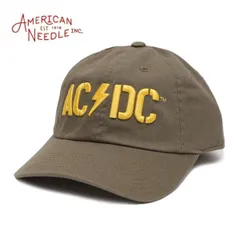 アメリカンニードル【AMERICAN NEEDLE】20001A-ACDC キャップ ACDC エーシー・ディーシー ロックバンド 帽子 ユニセックス メンズ レディース OLIVE オリーブ