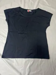 【222991】Calvin Klein Collection カルバンクラインコレクション  半袖カットソー　Tシャツ　コットン100％　クリーニング済み　9  ・ アッシュグレー