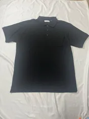 【222962】EDWIN エドウィン  半袖ポロシャツ　ポリエステル・レーヨン混合　COOL　FLEX　XL メンズ  ・ ブラック