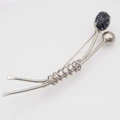 Q406 imac イマック ブローチ 大ぶり カラーガラス デザイン コスチュームジュエリー