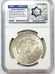 1878 7TF REV OF 78 - $1 - モルガン銀貨 - NGC - AU55 - 研磨された翼