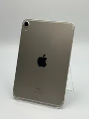 【中古A】iPad mini 第6世代 64GB スターライト wifi+Cellular バッテリー【100%】 SIMフリー 白ロム