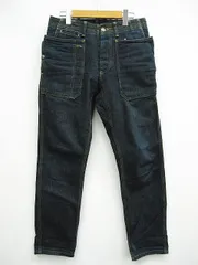 SASSAFRAS ササフラス デニムパンツ フォールリーフパンツ サイズXS ウエスト実寸約76cm ボタンフライ 日本製 M0001-0210-5