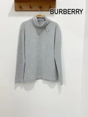 BURBERRY ストライプ コットン タートルネックT
