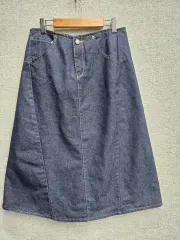 デニム Aライン スカート M