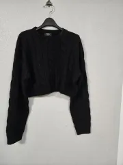 MUSINSA（ムシンサ）スタンダード クロップド ケーブル ニット Tシャツ 66前後