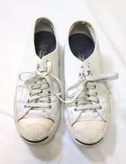 【223544】CONVERSE コンバース  1B984 ジャックパーセル　スニーカー　シューズ　レザー 　26cm メンズ  ・ ホワイト