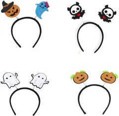 [JUTOSU] ハロウィン ヘッドバンド 仮装 小物 カチューシャ 髪飾り かぼちゃ 蜘蛛 幽霊 コウモリ かわいい漫画の帽子 ヘア アクセサリー 撮影小道具 パーティー飾り 変装グッズ  おしゃれ ハロウィンアクセサリー 装飾 仮装衣装 誕生日会 子供 大