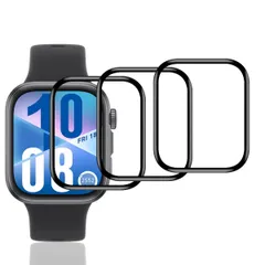 【在庫セール】【3枚セット】 用 HUAWEI WATCH FIT 4 フィルム 保護フィルム PET複合材 炭素繊維 3D曲面 カバー 対応 HUAWEI WATCH FIT 4 液晶保護 高透過率 3D全面保護 キズ防止 飛散防止 高感度タッチ 耐衝撃 指