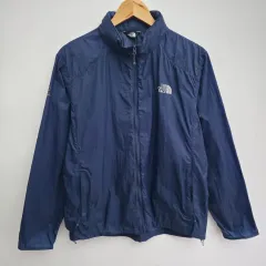 L ザノースフェイス ネイビー 軽量 ウィンドブレーカー
