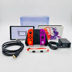Nintendo Switch（有機ELモデル） スカーレット・バイオレットエディション ポケモン ポケットモンスター 任天堂 　動作確認済み