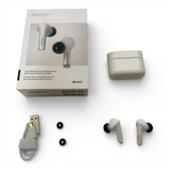 ◯ デノン Denon 完全ワイヤレス・インイヤーヘッドホン AHC830NCW ホワイト イズキャンセリング機能搭載 周囲音ミックス機能搭載 720-3554