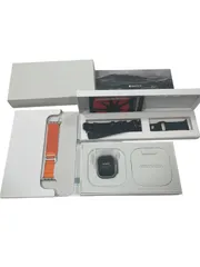 【管理番号-P】Apple Apple Watch Ultra 49mm Titanium MNHF3J/A 第1世代 中古 現状品 簡易動作確認済 おまけバンド付