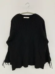 MOUSSY ニット/セーター F ブラック