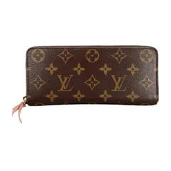 美品 LOUIS VUITTON ルイ・ヴィトン ポルトフォイユ クレマンス M61298 長財布 モノグラムキャンバス ブラウン レディース【中古】【送料無料】