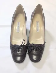 【224006】L'AUTRE CHOSE ロートレショーズ  パンプス　レザー　イタリア製　36  ・ ブラウン系