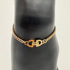 K06-54）DIOR CDロゴ チェーン ブレスレット - メルカリ