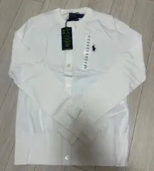 ポロ ラルフローレン ピマコットン カーディガン 白 タイムセール