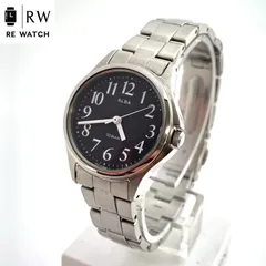 【中古】ALBA V501-9EC0 ブラックダイヤル 腕時計 10BAR
