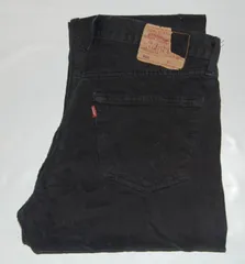 送料無料! USED Levis リーバイス 501 ブラック トルコ製 W33　L-43