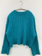 ニット/セーター F ブルー