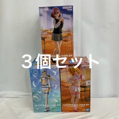 未開封 2.5次元の誘惑 GLITTER GLAMOURS 天乃リリサ 制服ver リリエル 天使衣装ver ノキエル 天使空挺隊ver BANPRESTO フィギュア 3個セット LF2351 f107