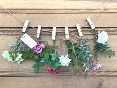 白ピンクガーランド