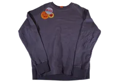 【HUGO BOSS】ワッペン刺繍デザイン スウェット グレー / HUGO BOSS Orange Patch Detail Sweatshirt Grey Premium Casual