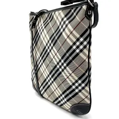 【良品】Burberry バーバリー ノバチェック ショルダーバッグ キャンバス ポシェット マルチカラー レディース ユニセックス 男女兼用