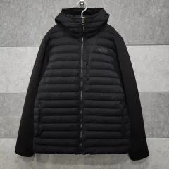 THE NORTH FACE ザノースフェイス メンズ 軽量 グースダウン フリース ジャケット (サイズ L)