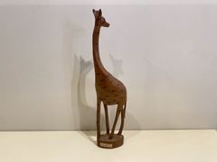 籐製 ラタン キリン バスケット フラワースタンド アンティークレトロ