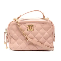 CHANEL シャネル ショルダーバッグ 26番台 2018-2019 ミニバニティバッグ カーフスキン【中古】