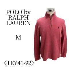 POLO by RALPH LAUREN ポロバイラルフローレン 朱色 長袖 ニット・セーター M TEY41-92