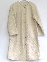 【223072】theory luxe セオリーリュクス  20AW　キルティング ノーカラーコート 【クリーニング済み】  ・38 0409620 VIRGO SPICA