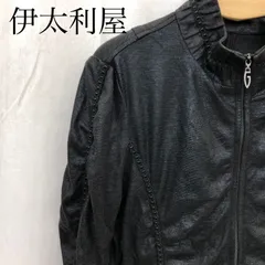 伊太利屋 イタリヤ ジャケット ブルゾン　光沢加工　ストレッチ キラキラ 11 ブラック　光沢  レディース ファッションのサムネイル