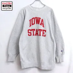 90s USA製 vintage Champion カレッジ プリント リバースウィーブスウェット メンズ 表記XXLサイズ