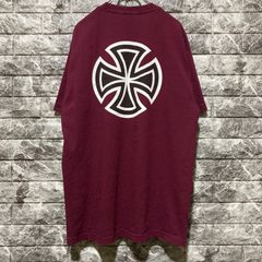 INDEPENDENT Tシャツ インディペンデント 超鬼ボロ 超鬼フェード INDEPENDENT Tシャツ インディペンデント 2XL ネイビー アイアンクロス