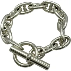 エルメス HERMES シェーヌダンクルブレスGM12コマ シルバー Ag925 ジュエリー