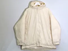 【226072】MUJI 無印良品  ムジラボ 撥水フード付きダウンジャケット 男女兼用 Lサイズ  ・L アイボリー