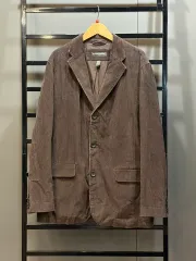 (L) Banana Republic バナナリパブリック 3ボタン コーデュロイ ブレーザー ジャケット 4 5