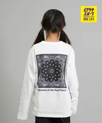 【ムラスポ公式】新品 NEW ERA ニューエラ 長袖 Tシャツ ロンT キッズ ジュニア 子供 Youth 長袖 コットン Tシャツ Paisley 14693878