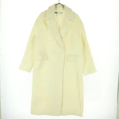 美品 ZARA ザラ 長袖 チェスターコート XS アイボリー レディース 古着のサムネイル