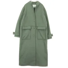 KBF+ ケービーエフプラス ウール混 長袖 チェスターコート F グレー アーバンリサーチ レディース 古着