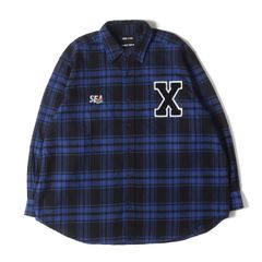 WIND AND SEA Ombre Plaid Nel Shirt サイズL - メルカリ