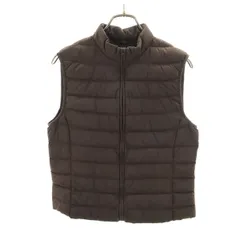 UNIQLO ユニクロ ウルトラライト ダウンベスト L ブラウン レディース 古着