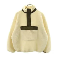 CUBE SUGAR キューブシュガー プルオーバー ボアジャケット M アイボリー レディース 古着